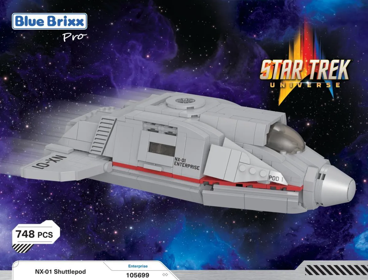 BlueBrixx STAR TREK NX01 Shuttlepod • Set 105699 • SetDB