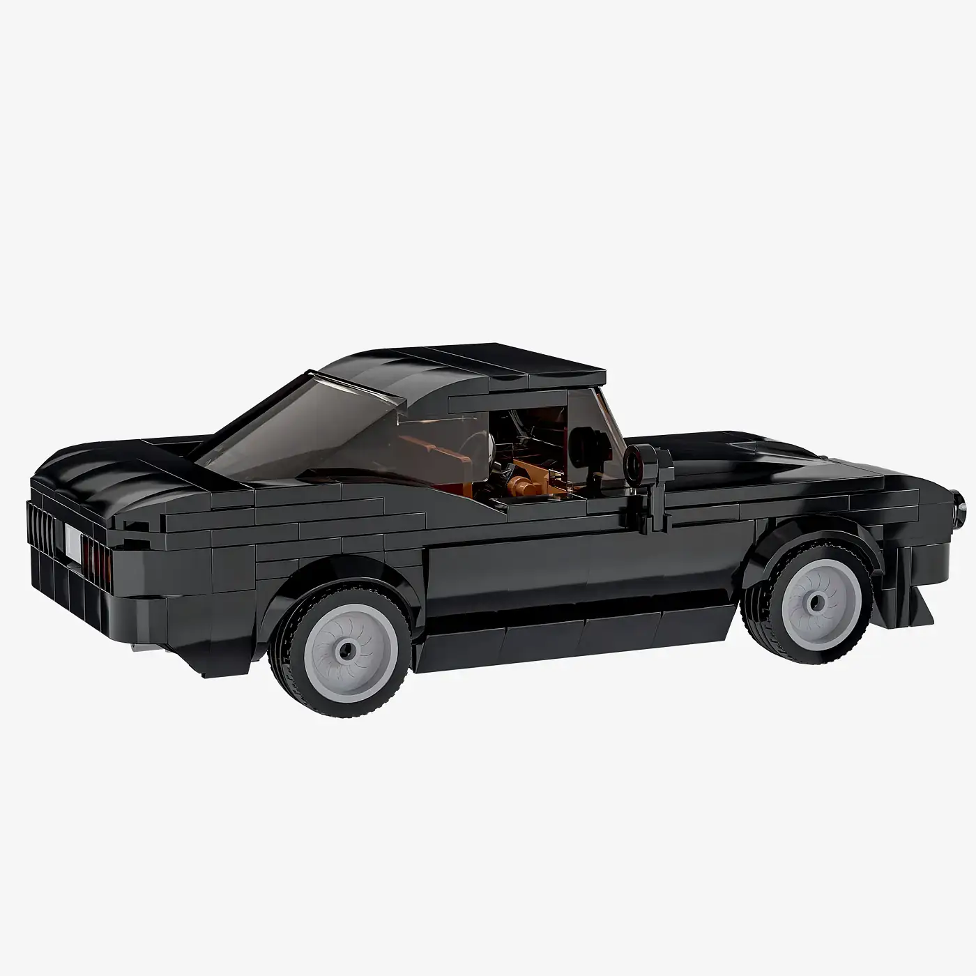 BlueBrixx Schwarzes Sportcoupé V2 • Set 106616 • SetDB