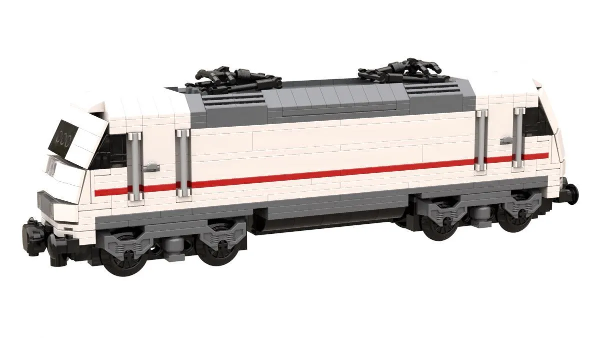 BlueBrixx - Lokomotive BR 101 weiß rot | Set 106624