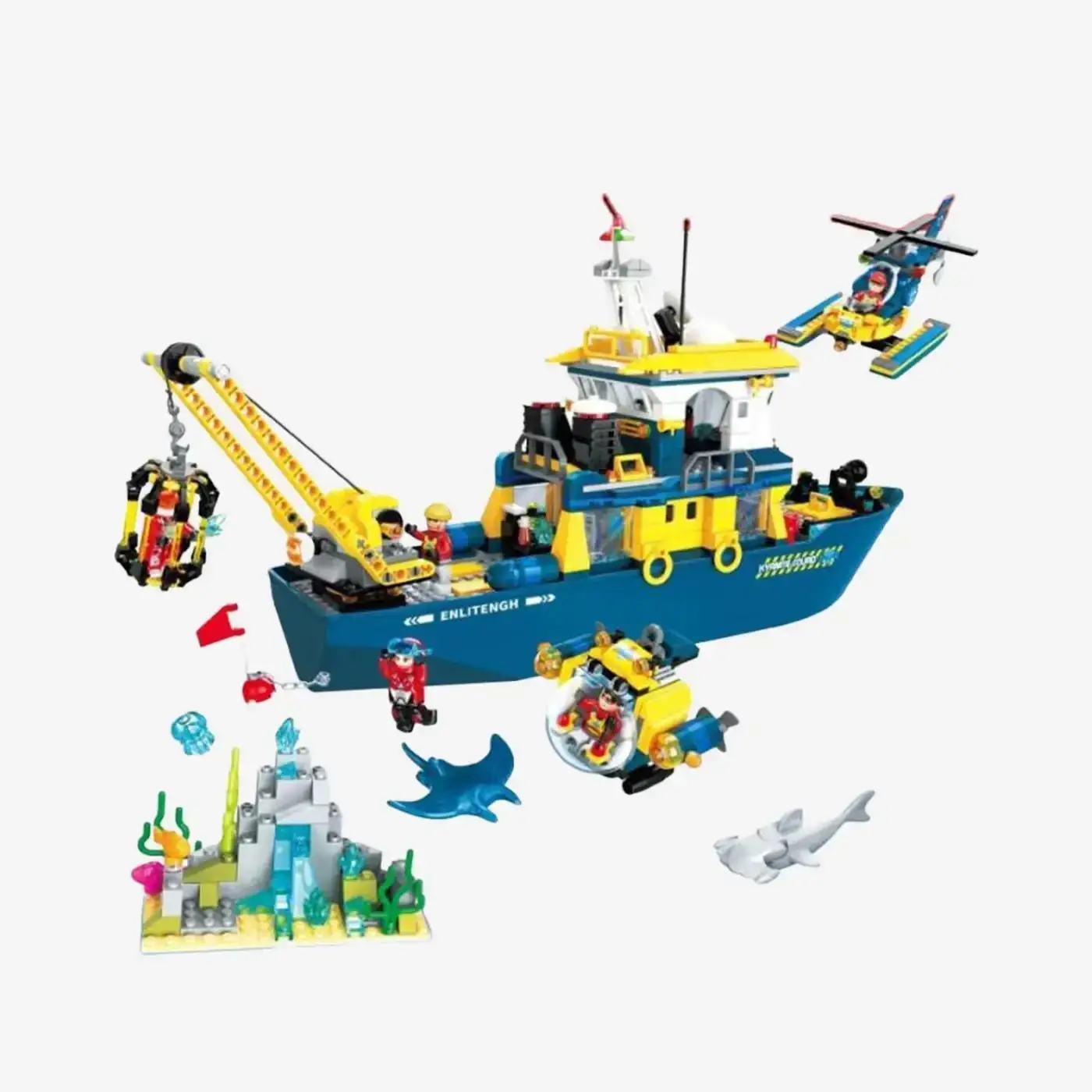 Deep sea mission command top boat