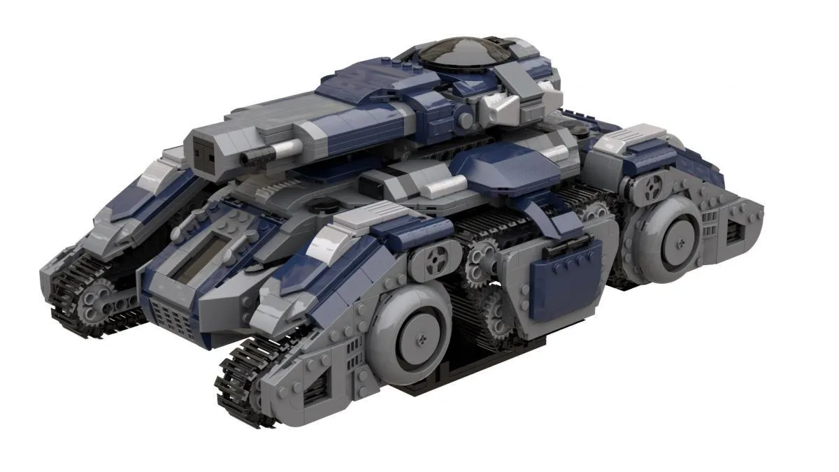 BlueBrixx - Futuristischer Belagerungs Panzer | Set 107181