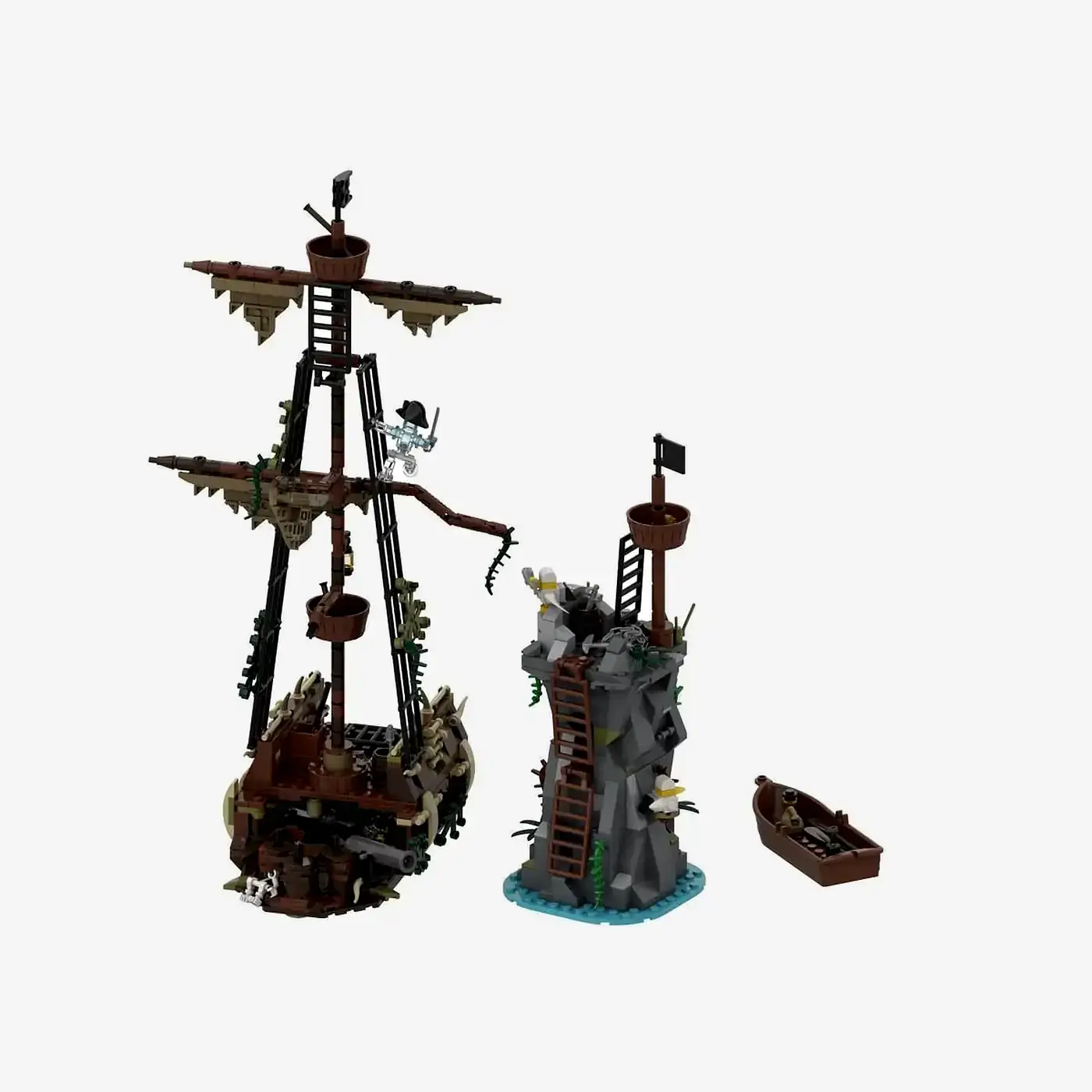 BlueBrixx Pirateninsel RiffAußenposten Erweiterung