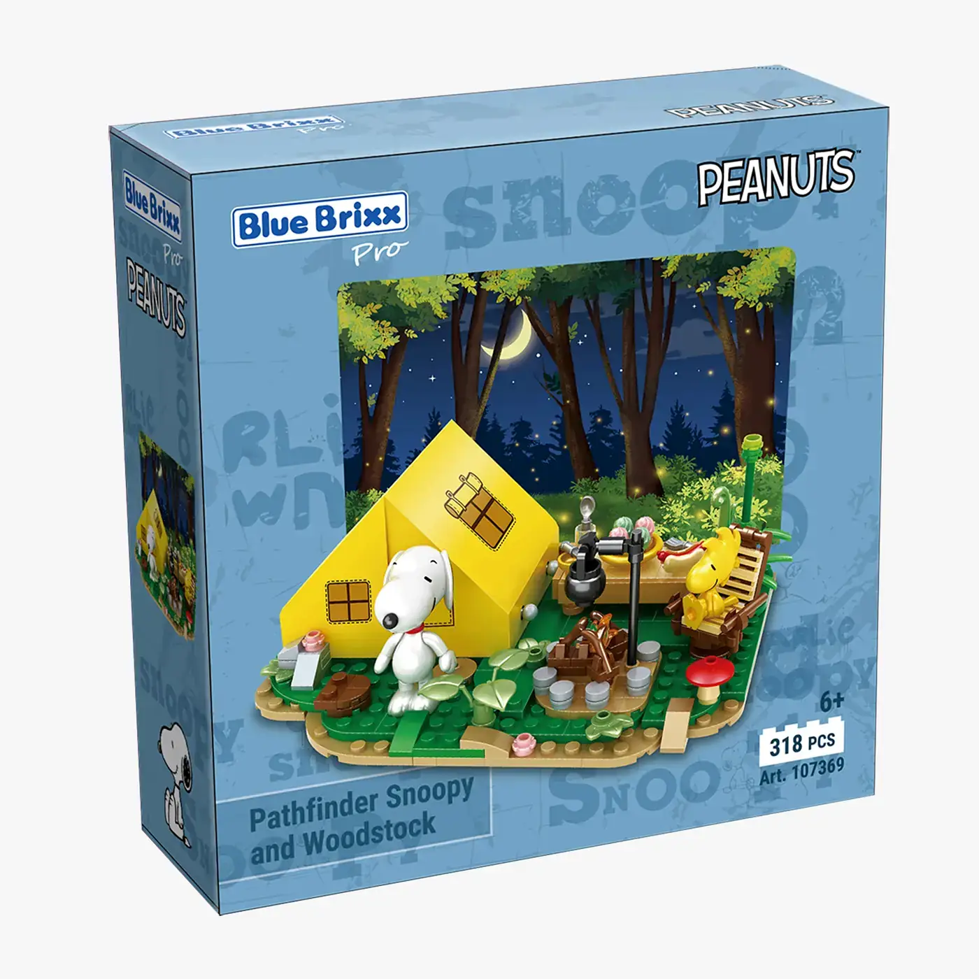 SNOOPY。 Peanuts™ Gehender Snoopy 108290 | BlueBrixx