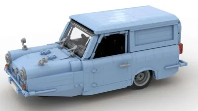 English three-wheeled van