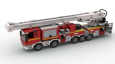 Fire brigade Large articulated platform