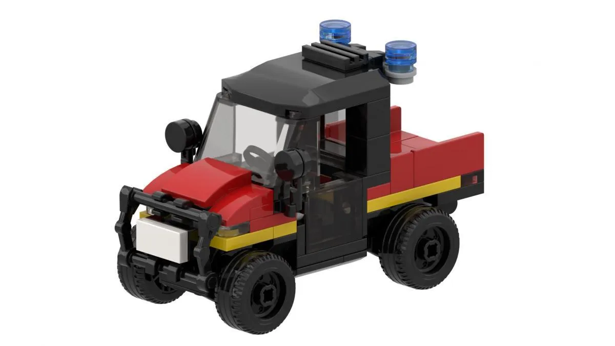 Fire brigade ATV on transport trailer Gallery