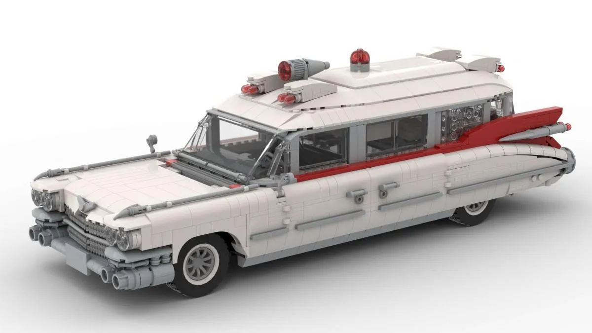 Amerikanischer Krankenwagen 1959 weiß Gallery