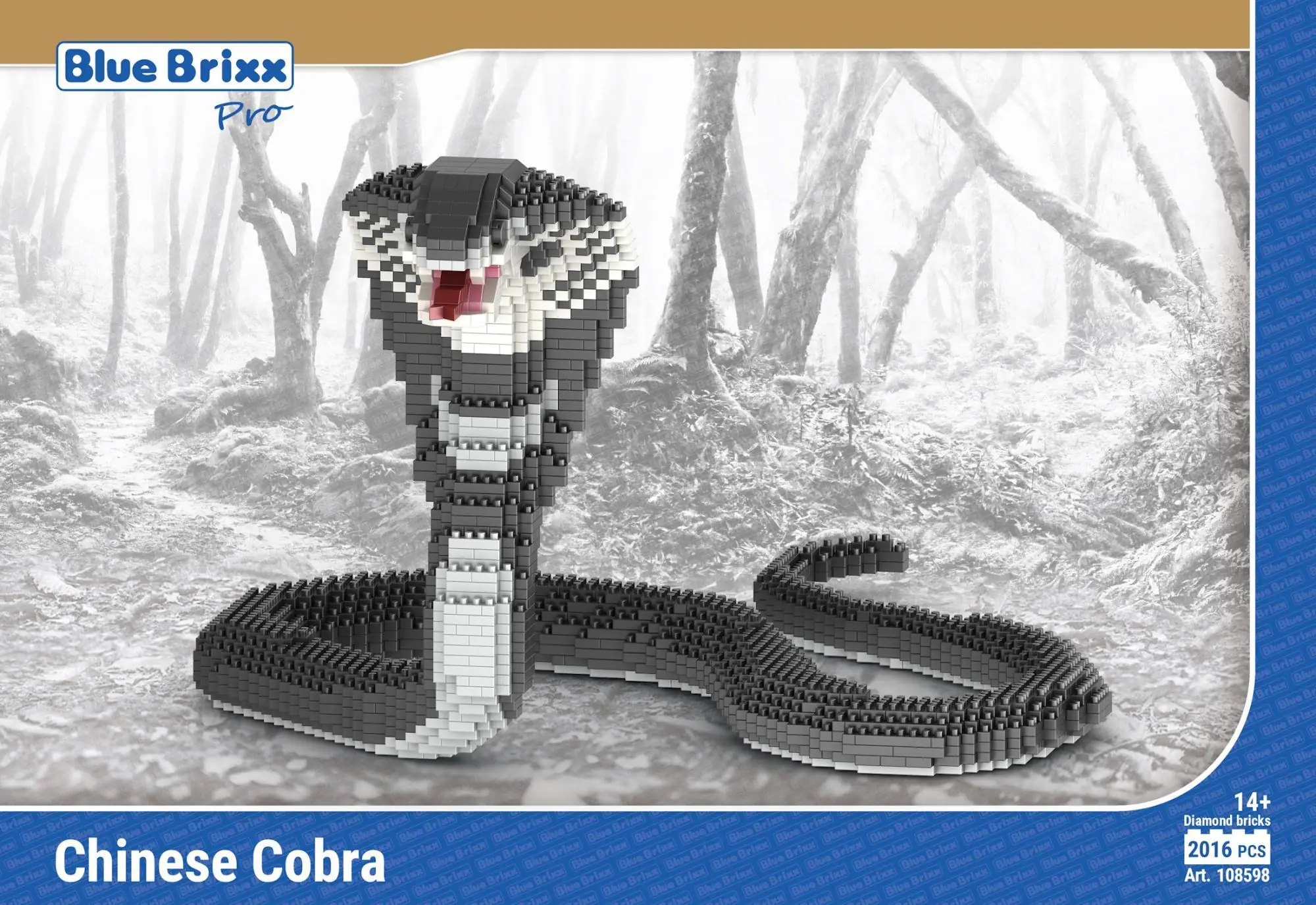 BlueBrixx Pro Schnee-Eule Aus Diamond Blocks - 3103 Teile Für Echte Modellbau-Fans