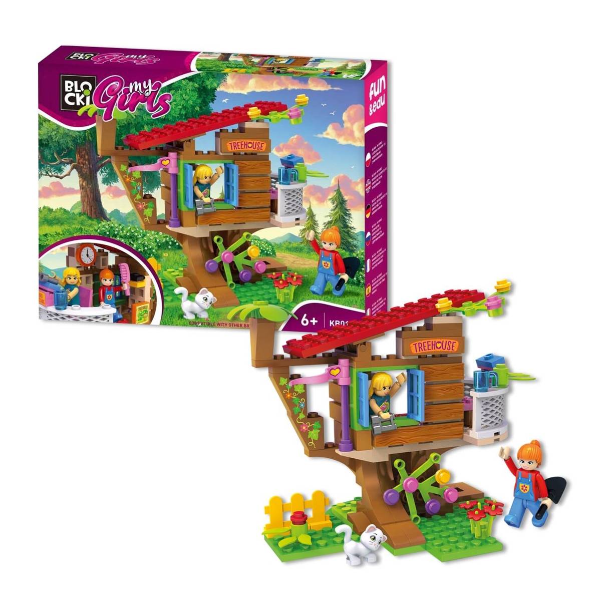 Klocki BLOCKI MyGirls Domek na drzewie • Set KB0110 • SetDB