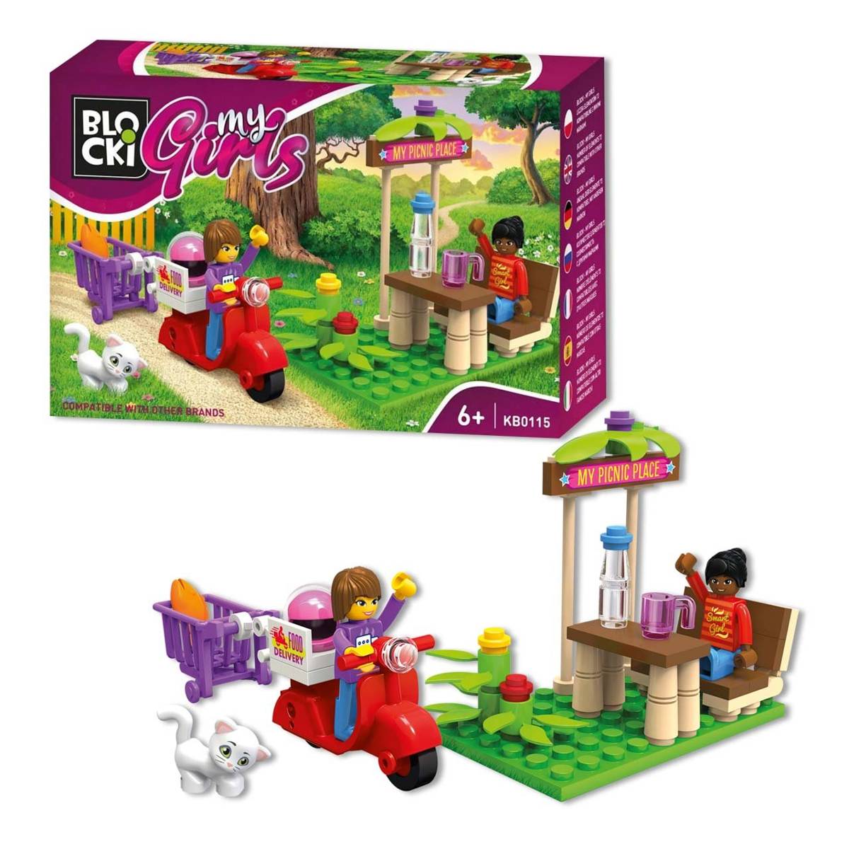Klocki BLOCKI MyGirls Letni piknik • Set KB0115 • SetDB