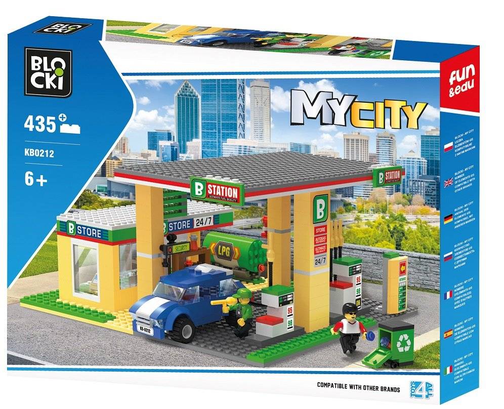 Klocki BLOCKI MyCity Stacja Benzynowa • Set KB0212 • SetDB