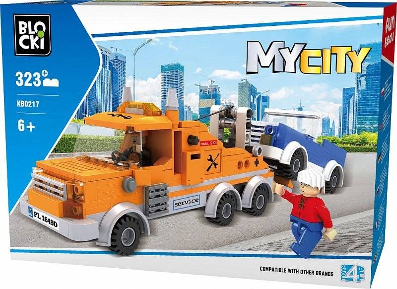 Klocki BLOCKI MyCity Pomoc Drogowa • Set KB0217 • SetDB