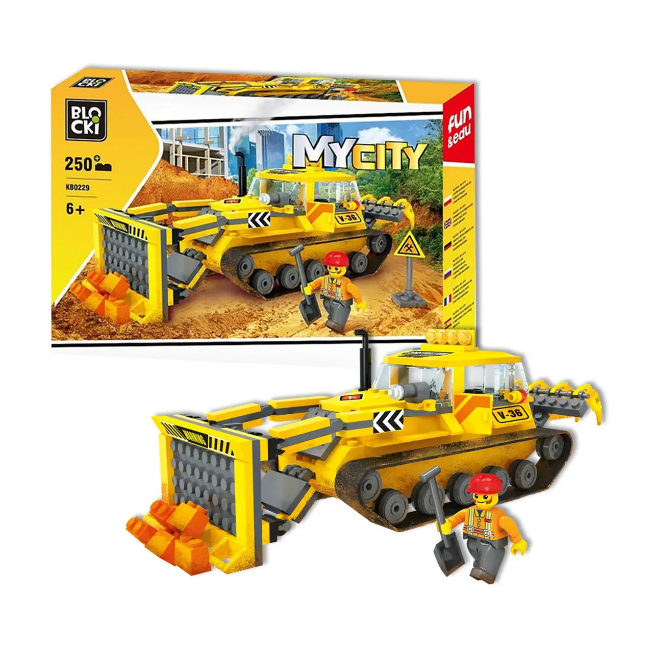Klocki BLOCKI MyCity Spychacz • Set KB0229 • SetDB