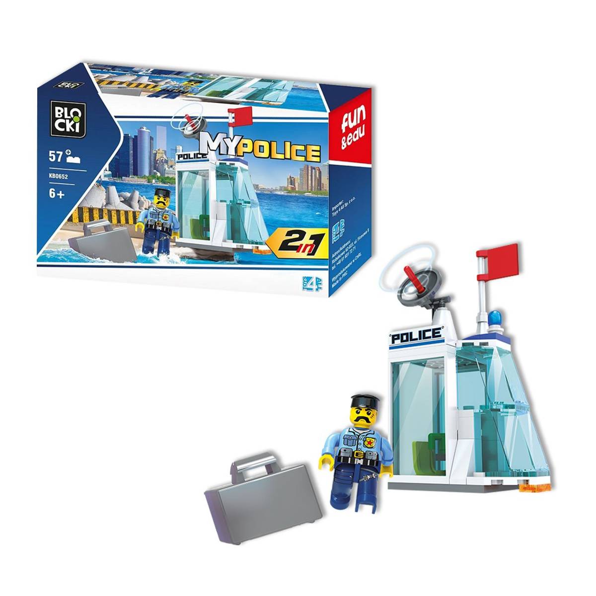 Klocki BLOCKI MyPolice 2 W 1 • Set KB0652 • SetDB
