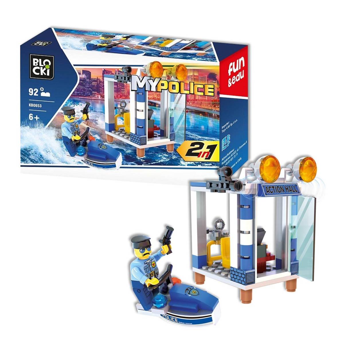 Klocki BLOCKI MyPolice 2 W 1 • Set KB0653 • SetDB