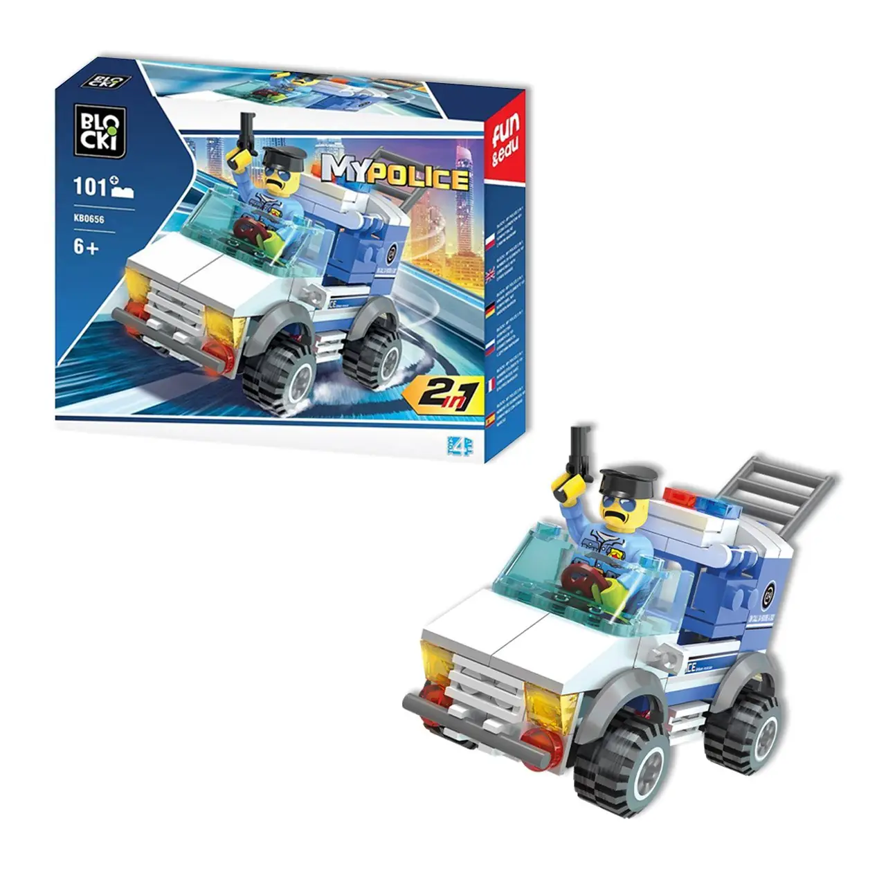 Klocki BLOCKI MyPolice 2 W 1 • Set KB0656 • SetDB