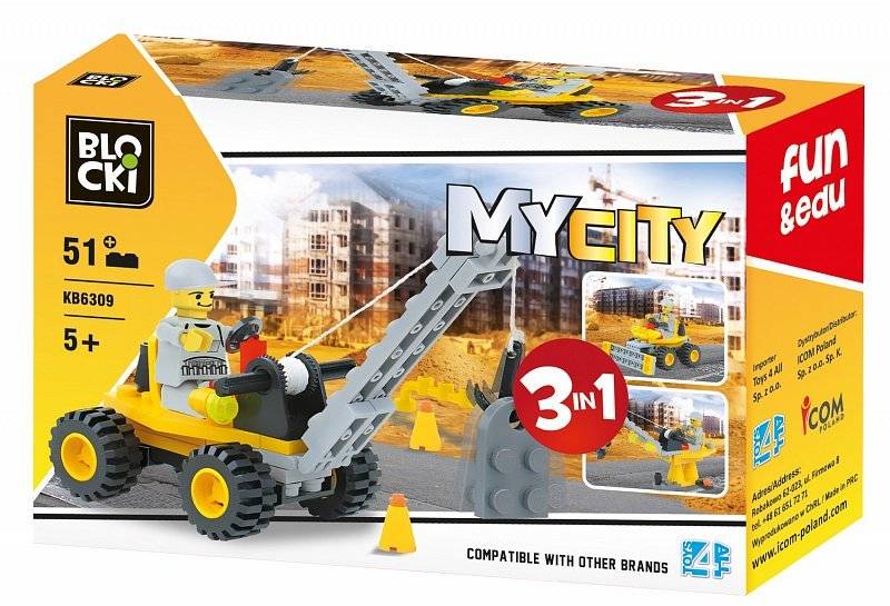 Klocki BLOCKI MyCity 3w1 • Set KB6309 • SetDB