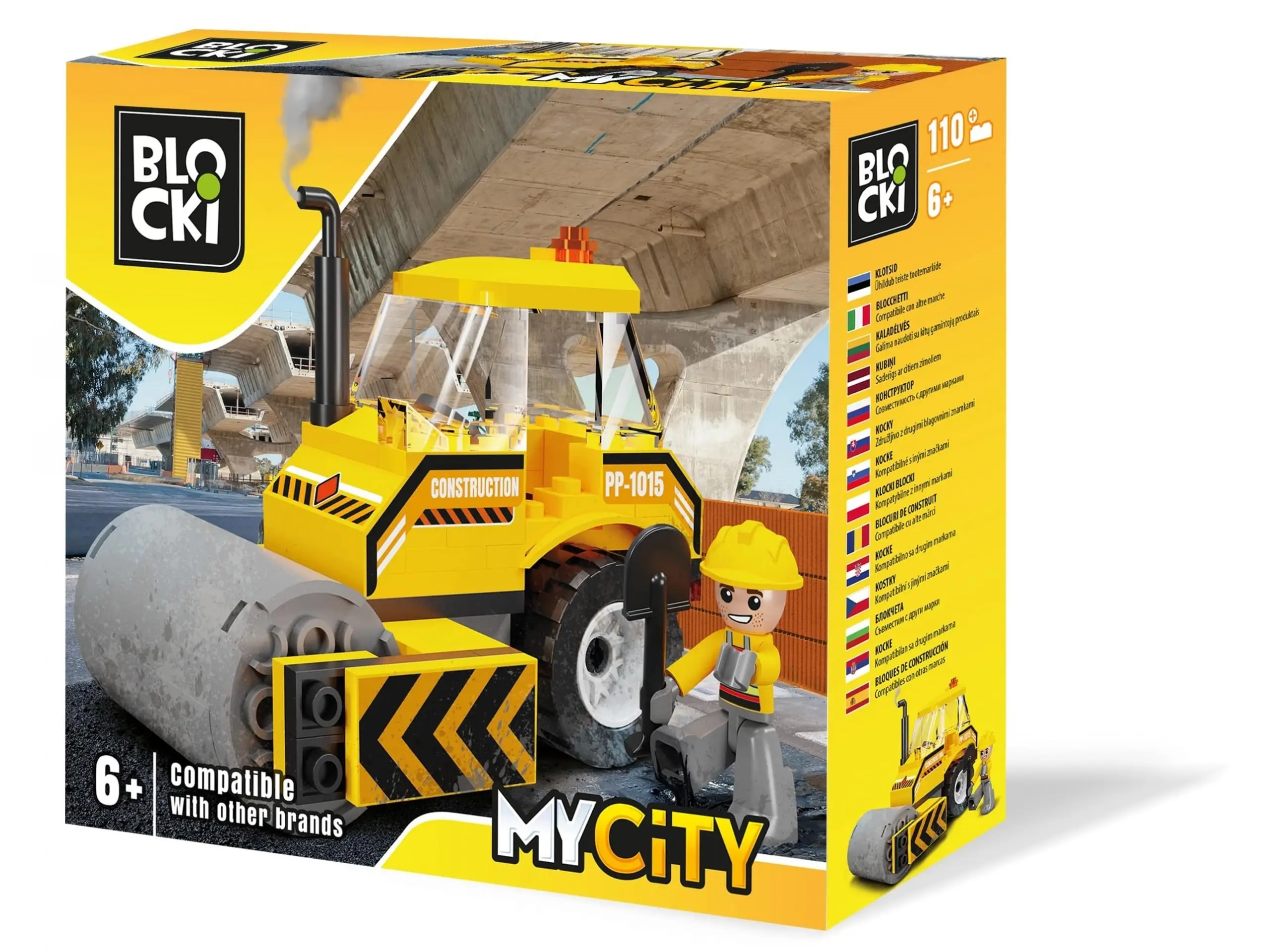 Klocki BLOCKI PEPCO MyCity Walec drogowy • Set PP1015
