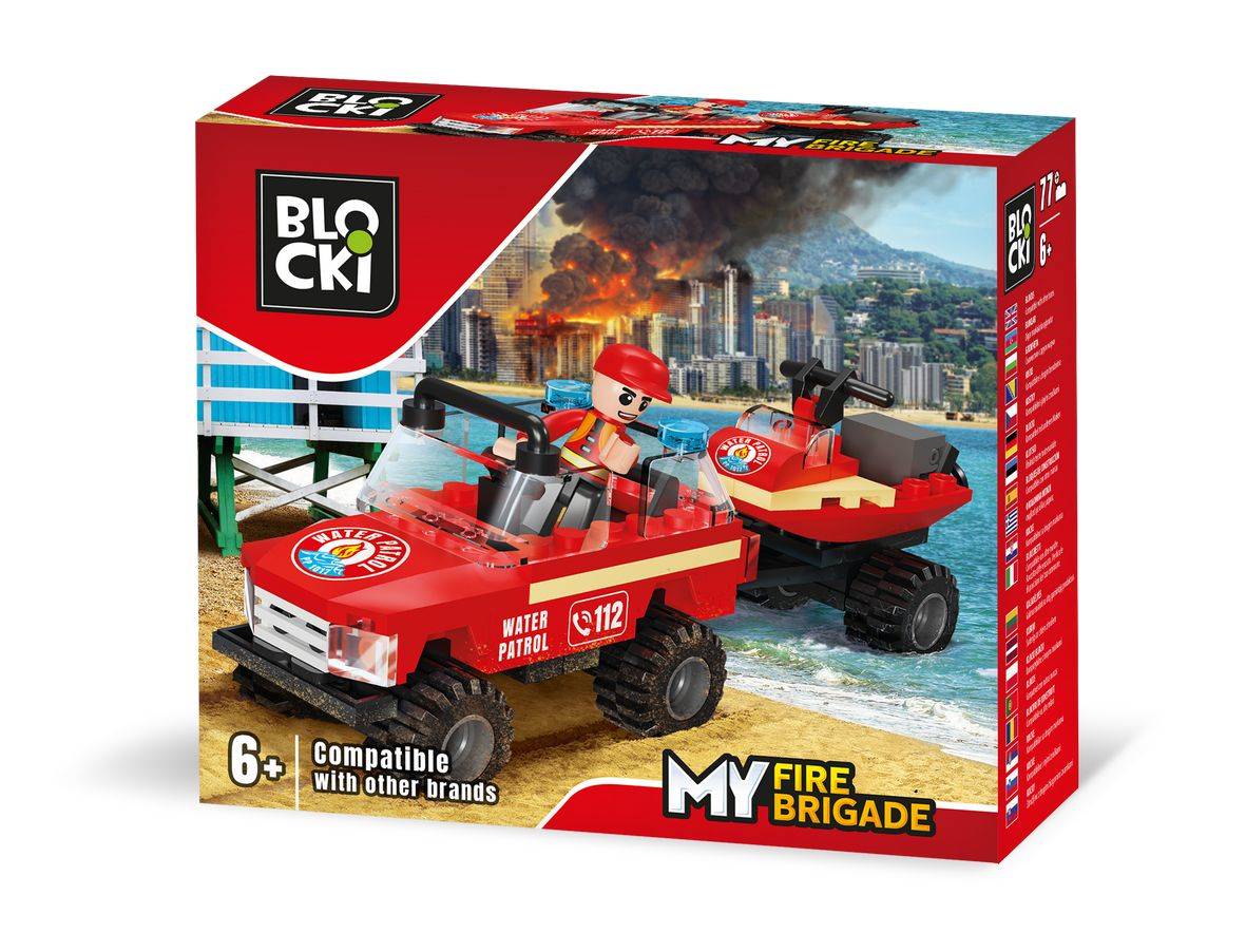 Klocki BLOCKI PEPCO MyFireBrigade Straż wodna • Set PP1017