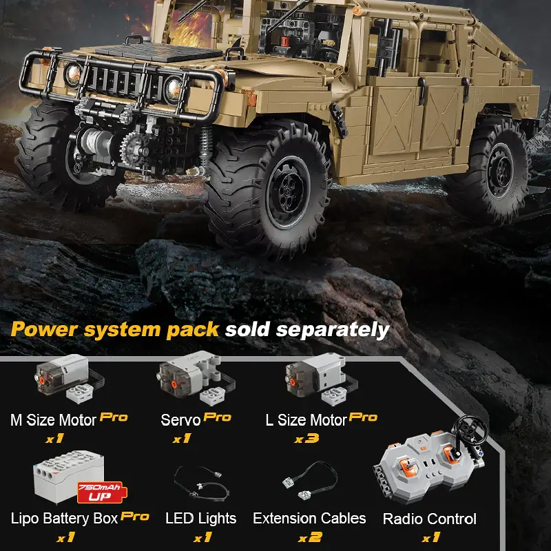 CaDA HUMVEE Vehicle • Set C61036W • SetDB • Merlins Bricks