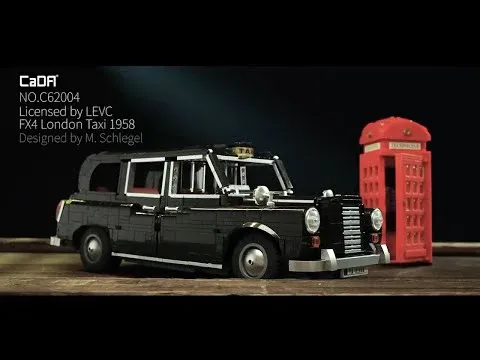 CaDA LEVC London Taxi • Set C62004W • SetDB • Merlins Bricks