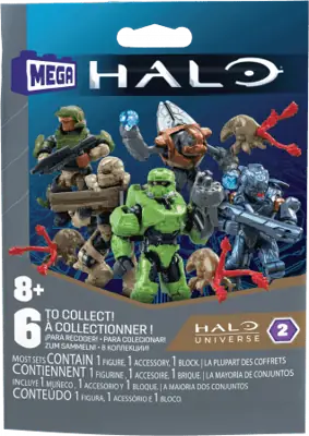 Mega Halo Universe Series 2 Minifigure Blind Bag Construx CNC84