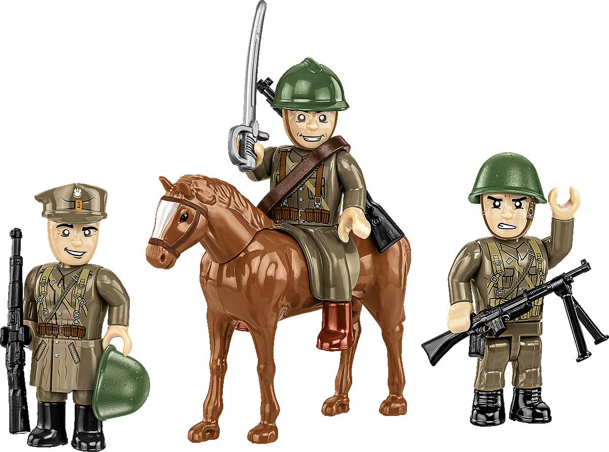 COBI Historical Collection World War II LeFH 18 2292 Briques de construction cheval 10,5 cm