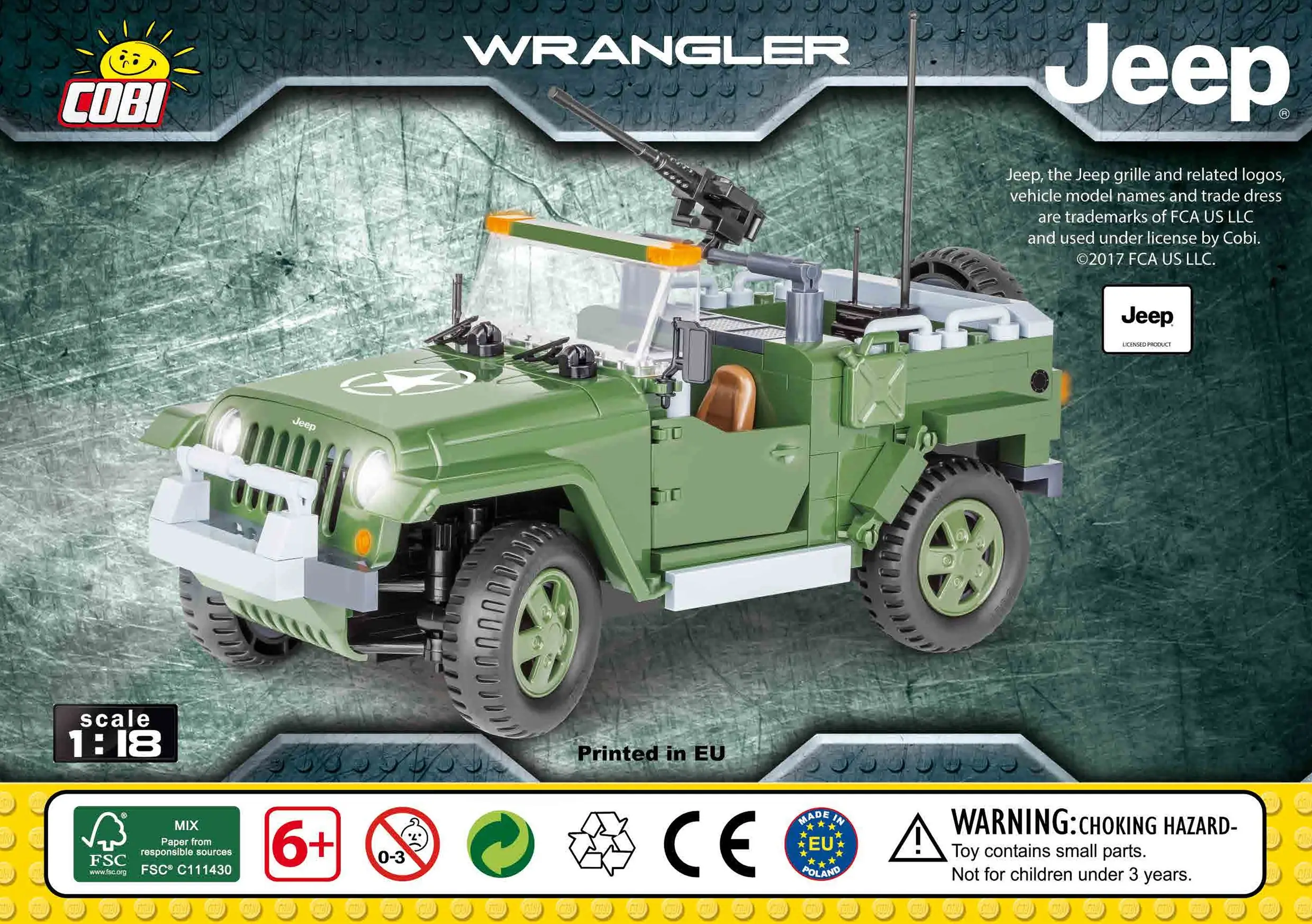 Cobi Small ArmyJeepWrangler Military • Set 24260 • SetDB