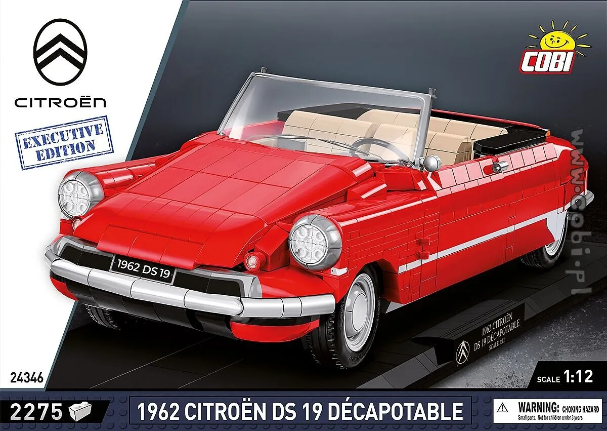 Cobi - 1962 Citroen DS 19 Convertible Executive Edition | Set 24346