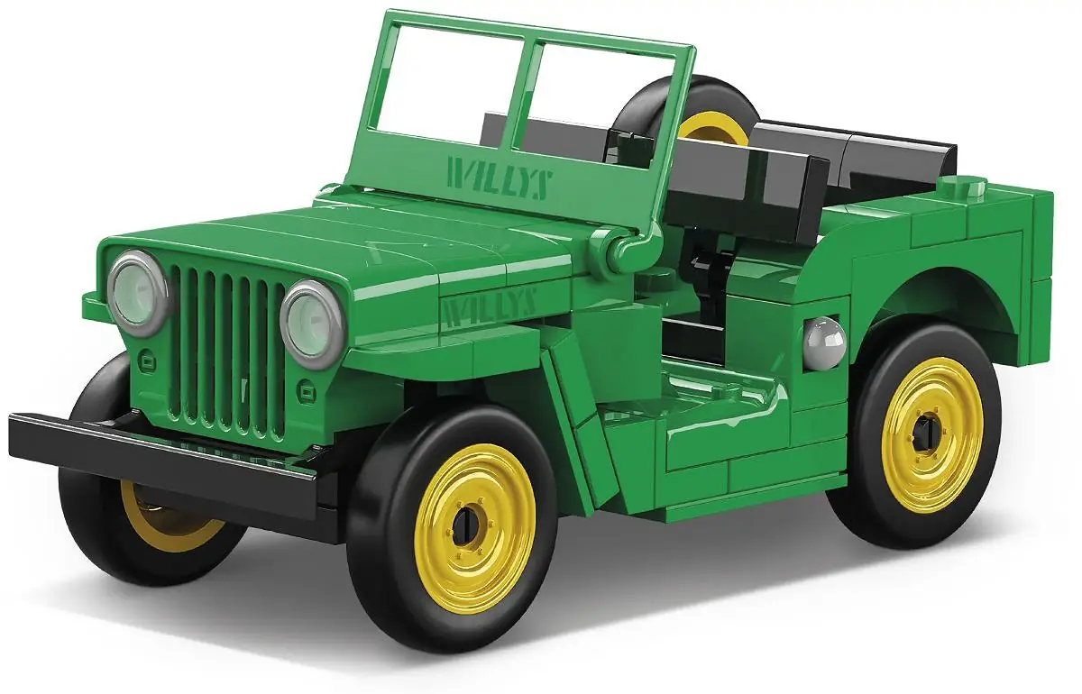 Cobi Jeep Willys CJ-2A grün • Set 24517 • SetDB