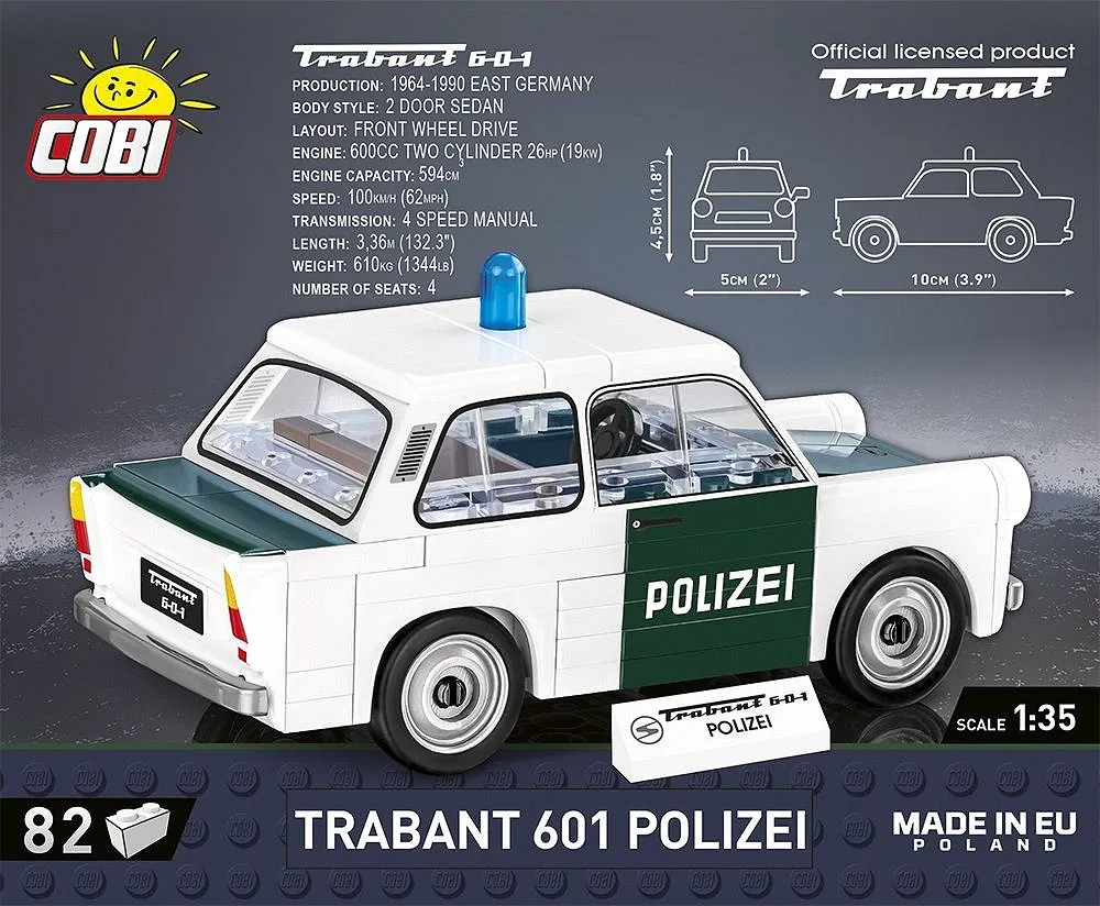Cobi Trabant 601 Polizei • Set 24541 • SetDB