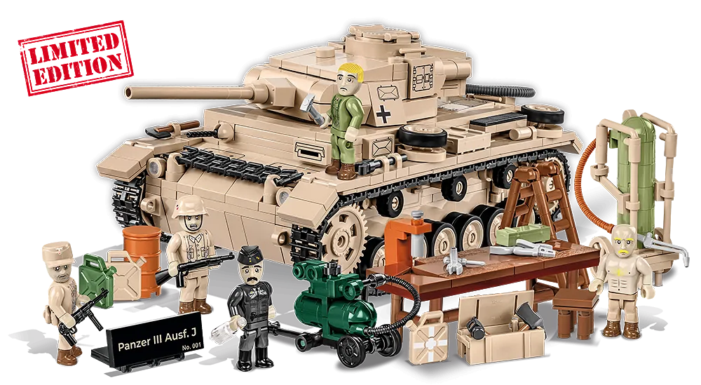 Cobi - Panzer III Ausf. J & Field Workshop - Limitierte Auflage | Set 2561