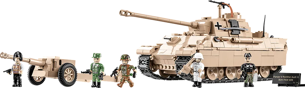 Cobi - PzKpfw V Panther Ausf. G + 8 cm PAW 600 - Limitierte Auflage | Set 2565
