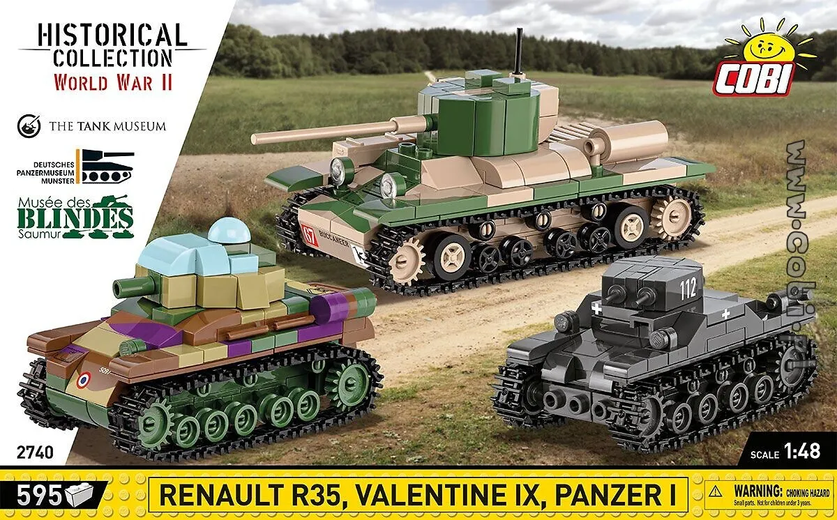 Renault R35 - Valentine IX - Panzer I Gallery