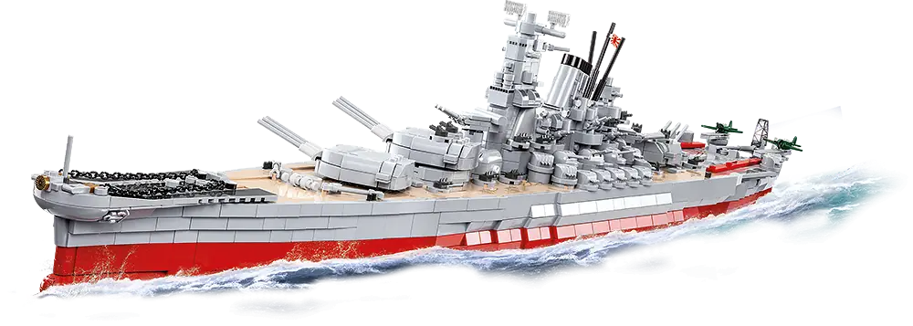 Cobi Battleship Yamato • Set 4833 • SetDB • Merlins Bricks