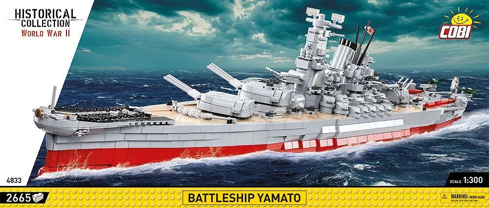 Cobi Battleship Yamato • Set 4833 • SetDB • Merlins Bricks