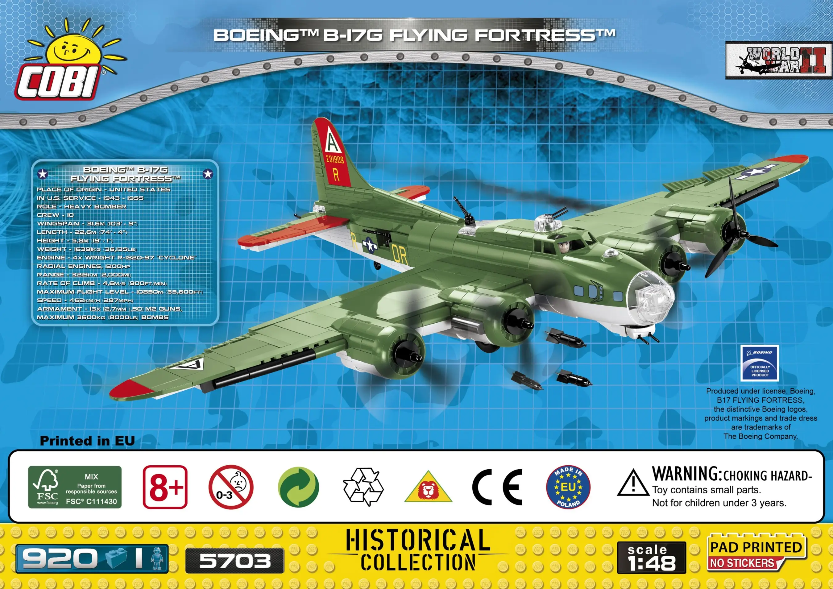 Cobi Boeing B 17G Flying Fortress Set 5703 SetDB