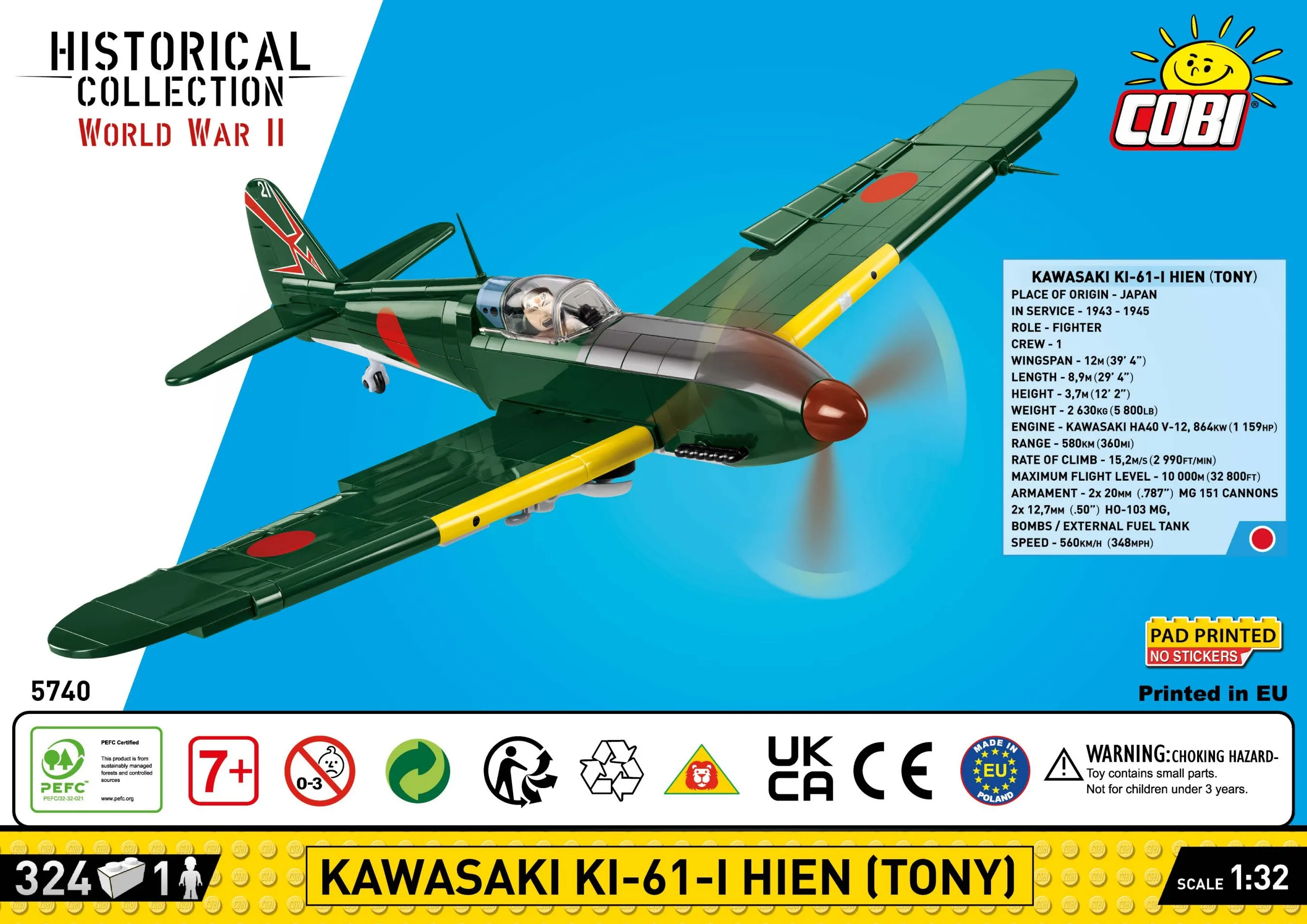 Cobi - Kawasaki Ki-61-I Hien 'Tony' | Set 5740