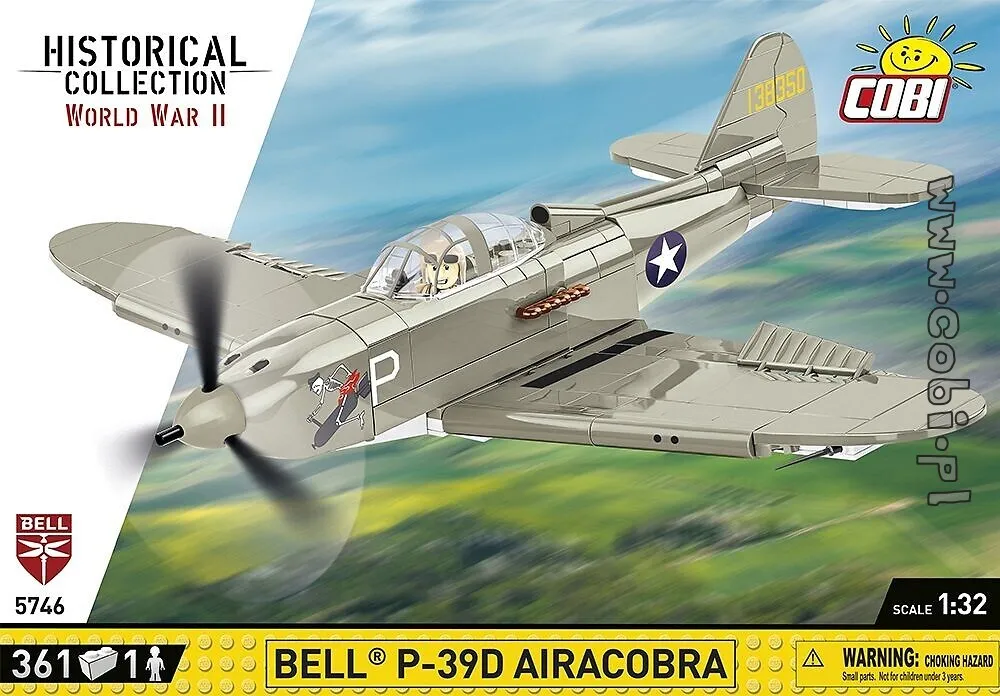 Historical Collection World War II Bell P-39D Airacobra Whit Gallery