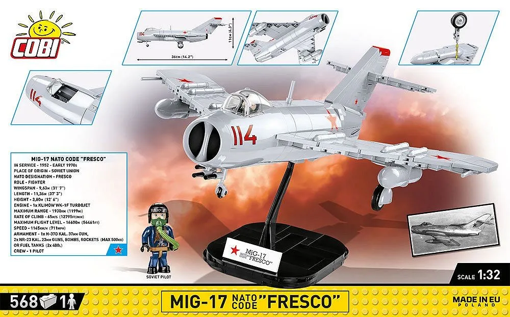 Cobi MiG-17 NATO Code 