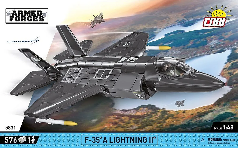 Cobi F-35A Lightning II • Set 5831 • SetDB • Merlins Bricks