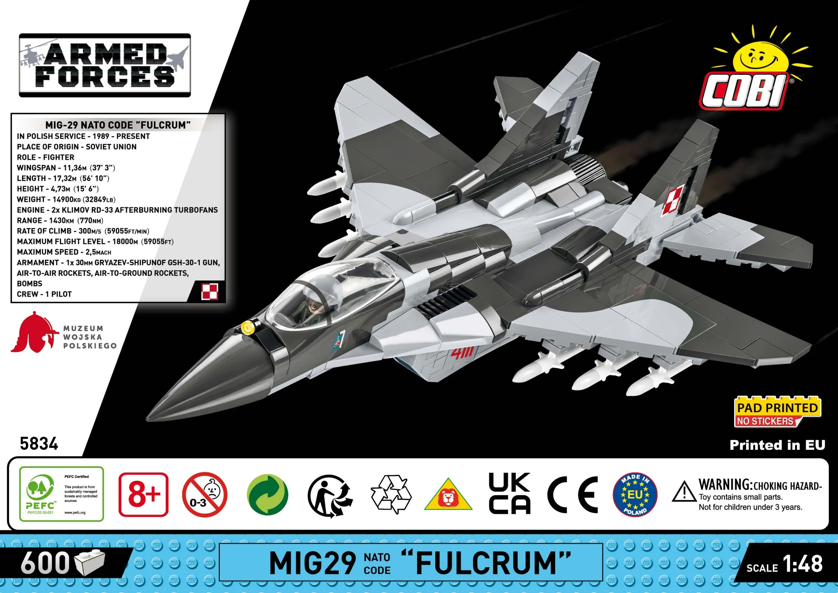 Cobi - MiG-29 NATO Code "FULCRUM" | Set 5834