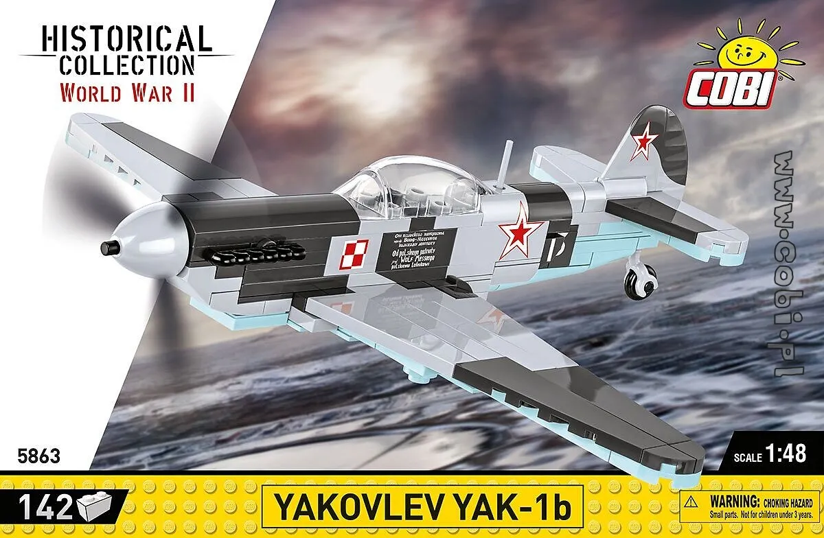 Cobi Yakovlev Yak-1b • Set 5863 • SetDB • Merlins Bricks