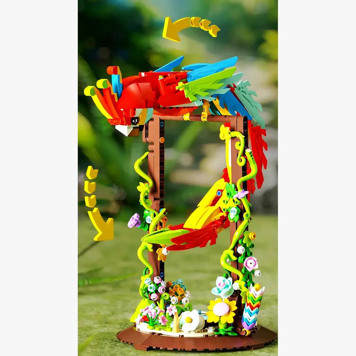 DK Parrot Flower Frame • Set 6015 • SetDB • Merlins Steine