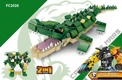 Crocodile 2-in-1 set