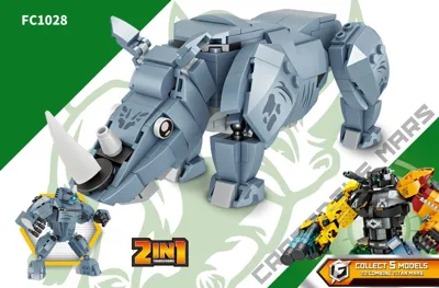 Rhino 2-in-1 set
