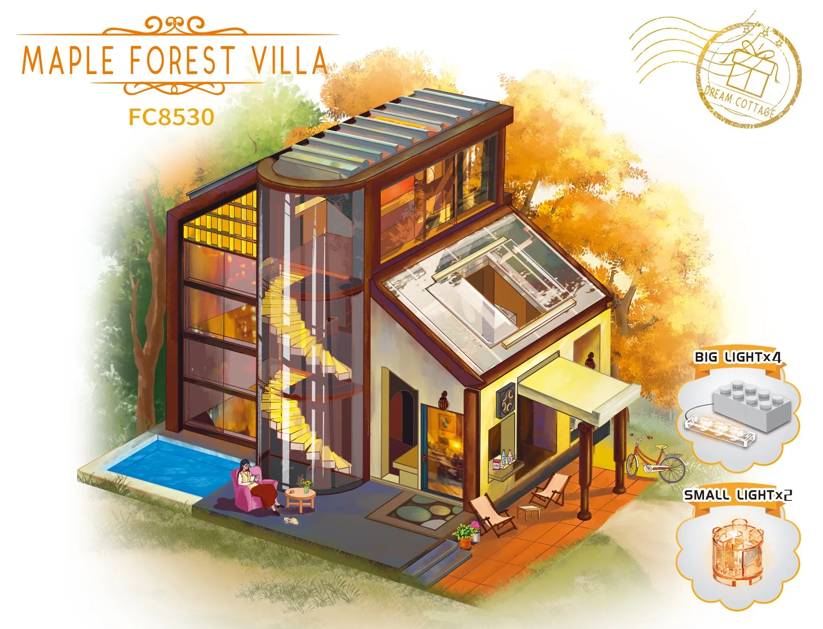 Forange - Ahornblätter-Villa | Set FC8530