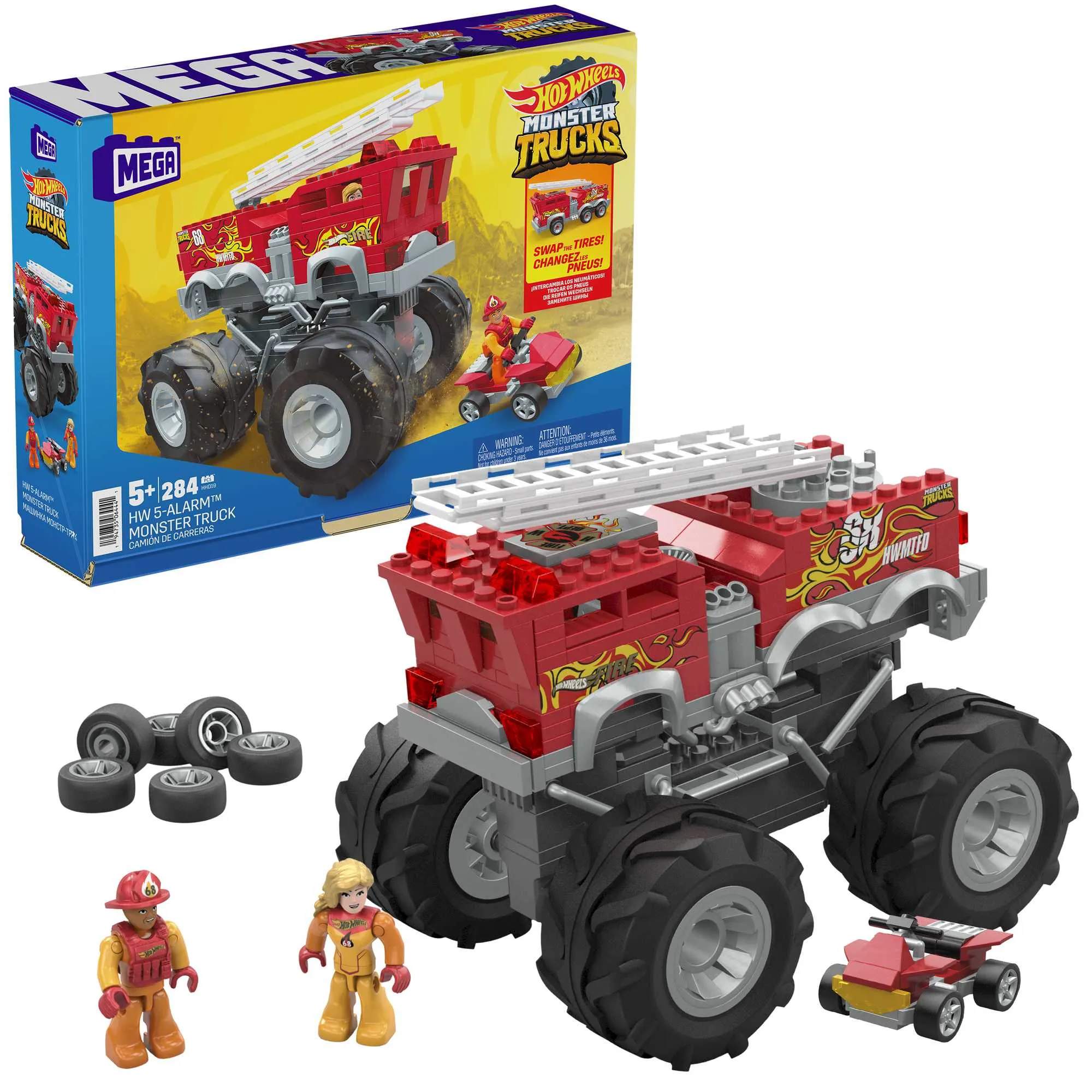 MEGA Construx Building Sets, Hot Wheels Bone Shaker Monster Truck - Kids