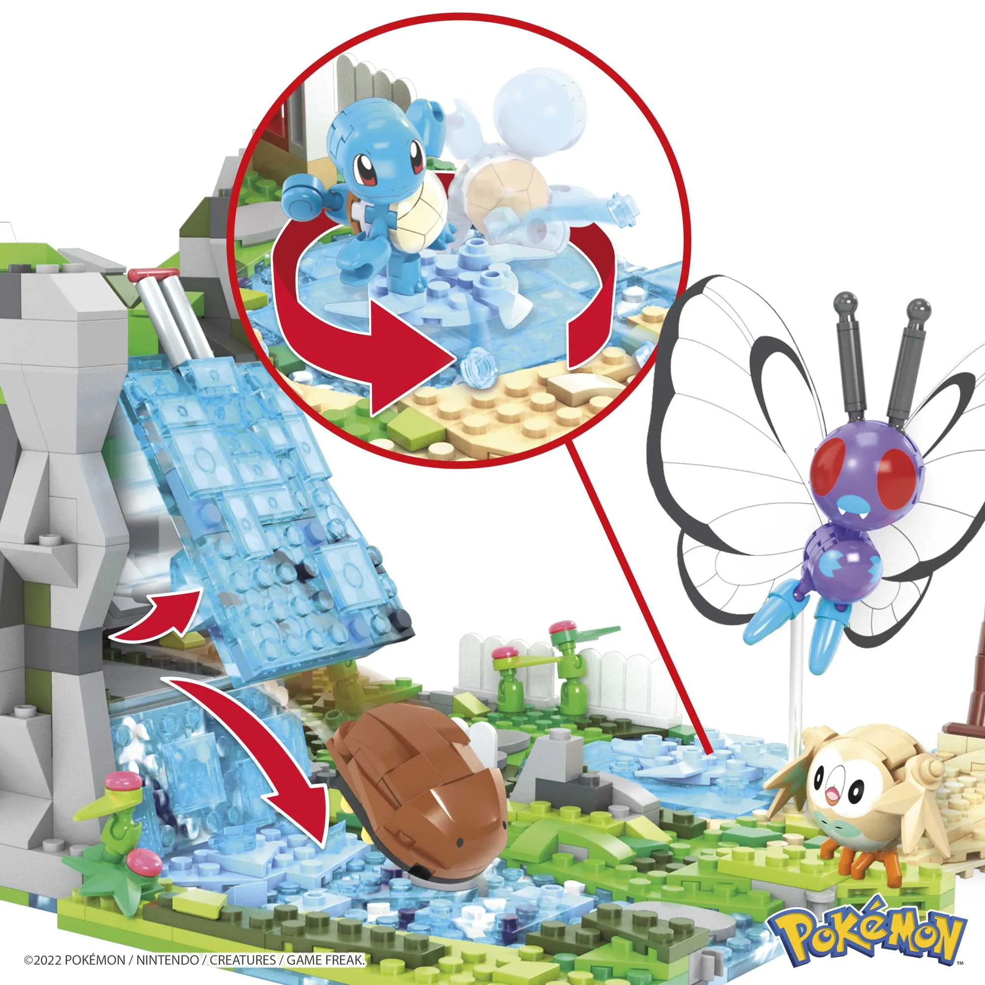 MEGA Pokemon Motion Butterfree with Motion Brick Building Set for