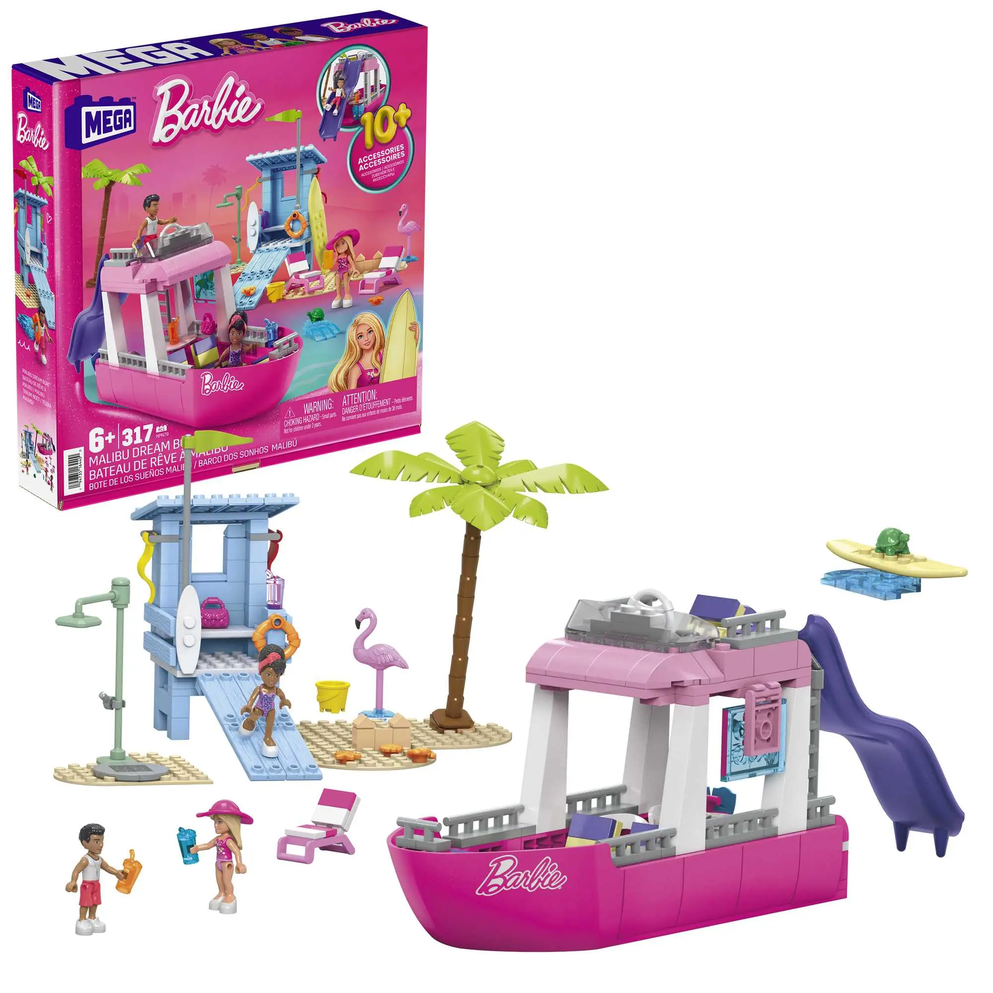 Mega Construx Barbie Bateau de rêve